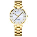 OEM Analogue Wrist Watch 3bar 34mm Japan Movt Stainless Steel Back For Lady