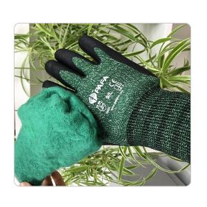 China Foam Black Nitrile Dipping Thin Waterproof Winter Warm Work Gloves wholesale