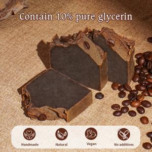 China 80G/pcs Coffee Facial Soap Cold Process Fruit Scented Hand Soap wholesale
