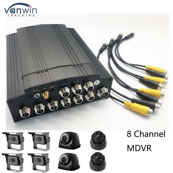 8 Channel Mobile SD Card DVR CCTV AHD 1080P Video Recorder for Taxi Truck Bus