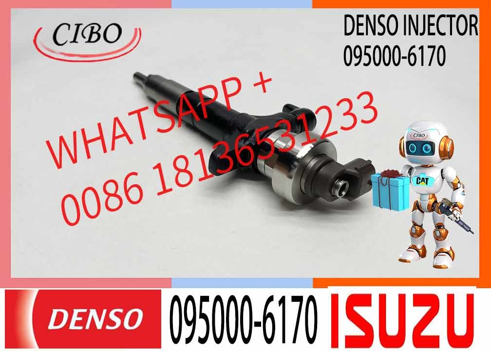 Denso Fuel Injector assy 095000-6170 8-98055863-0 8-98011605-0 For ISUZU D-MAX diesel Engine 4JJ1