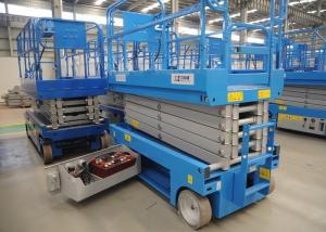 China GTJZ 14m 300kg Hydraulic Lifting Platform Manganese Steel Mobile Aerial Platform wholesale