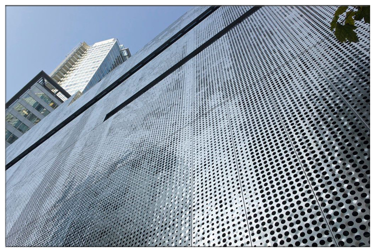 2.0m Width Perforated Wire Mesh / 316 Stainless Steel Perforated Sheet