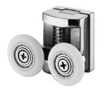 5mm Curved Shower Screen Door Rollers 304 Stainless Steel Shower Door Pulley