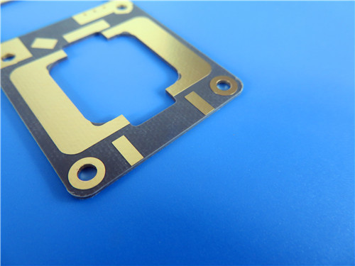 Rogers RT duroid 5880LZ PCB Double-sided 0.3mm Thick Green Mask