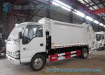 Isuzu 5 Speed Two Axle Garbage Trucks / Vehicle Single Row 130 Hp