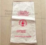 pp woven bag supplier BOPP laminated waterproof plastic transparent 10kg/25kg