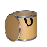 19 Gallon Fiber Shipping Barrels Fiber Cover W Lever Lock Ring Firm Handle Fiber
