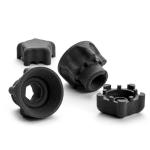 Black Nylon PA3200 Selective Laser Sintering 3D Printing Service With Polishing