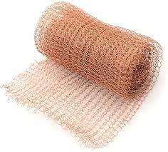 High Strength Copper Wire Mesh Fabric Knitted For Crafting And Industrial