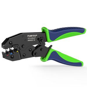 China Portable Insulated Wire Crimper Tool Alloy Steel Polyethylene Material wholesale