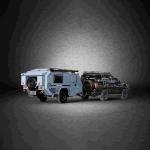 NJSTAR Campsite 4x4 Camper Trailer RV Caravan And Camping 3m*3m Awning