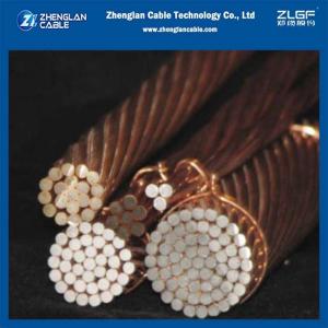 China Hard Drawn Copper Clad Steel Conductor With Wooden Drum Packing wholesale