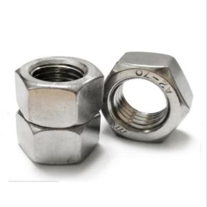 China M8 M10 M12 Stainless Steel Galvanized Hex Nut Large Fastening Force Long Life wholesale