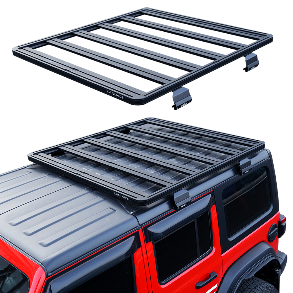 Alloy Car Roof Racks for Jeep E-coat Powder Coat Finish Laser Cutting Process