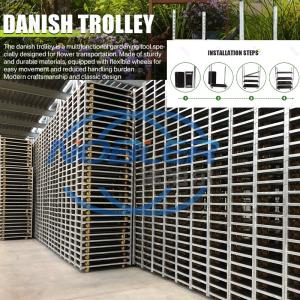 China Corrosion Resistance Danish Trolly Not Easy To Rust Four Wheel Rolling wholesale