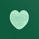 Green Macaron Heart Self-Seal Jewelry Bags Gift Packaging Pouch 100 Pack