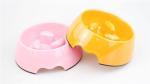 Plastic 190g Small Pet Feeder Bowl Pantone Cat Slow Feeder