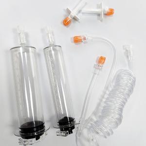 China 65/115ml Disposable Sterile CT Injector Syringe High Pressure Angiographic Syringe for Medrad Solaris &amp; Spectris wholesale