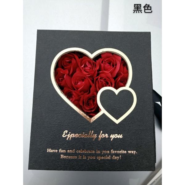 Friendly Recyclable Magnetic Flip Cover Flower Box Fancy Packaging Box Printing with Glossy or Matte Finish