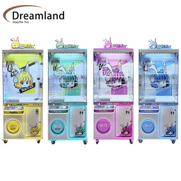 CE Certified Claw Game Machine 220V Adjustable Claw Strength Prize Catcher Machine with LED Lighting