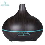 300ML Wood Grain 20ML/h Pure Cool Mist Humidifier