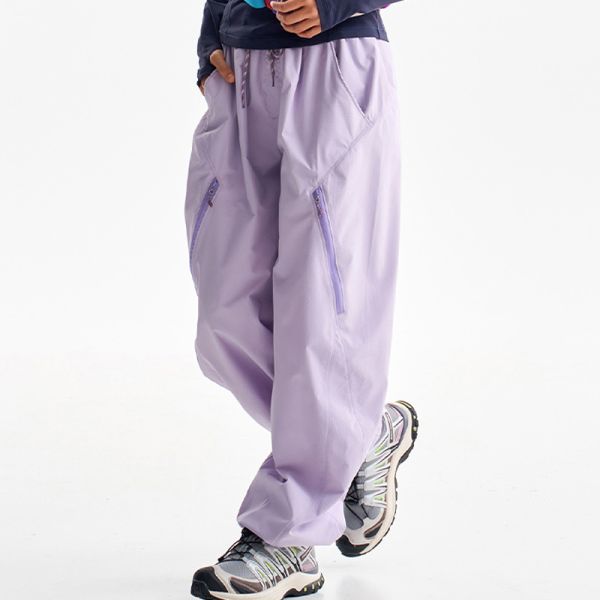 Custom Men's Outdoor Cargo Pants High Windproof Quick Dry Breathable Loose Fit Drawstring for Hiking Streetwear OEM ODM