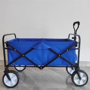 China Fold Up Shopping Luggage Cart Trolley Folding Cart Folding Wagon on sale