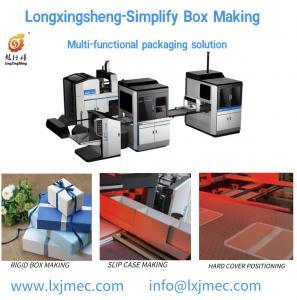 China Automatic Rigid Box Making Packaging Machine For Cardboard Packaging Chocolate Sweet Food Box on sale