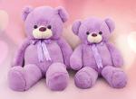 Fashion Purple Large Teddy Bear Jumbo Stuffed Animal Toys Big Size