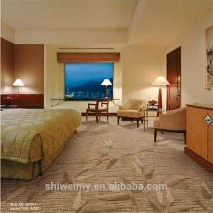 China Multi level loop bamboo pattern brown carpet for five star hotel room wholesale