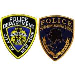 75% Embroidery Velcro Embroidered Police Patch For Police Uniform