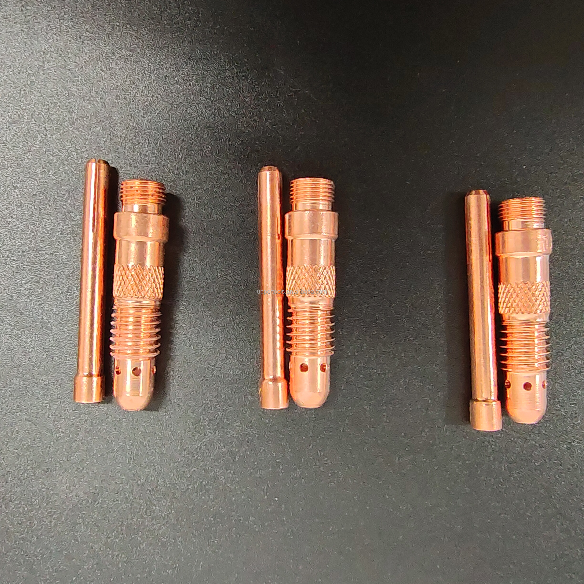 Upper WP17 18 26-10N 17Kit Gas Lens Alumina Nozzle Back Cup TIG Welding Accessories Kit Air Cooling
