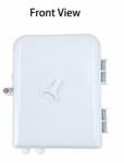 Grey Beige Fiber Optic Distribution Box 48 Ports ABS FTTH Termination Box