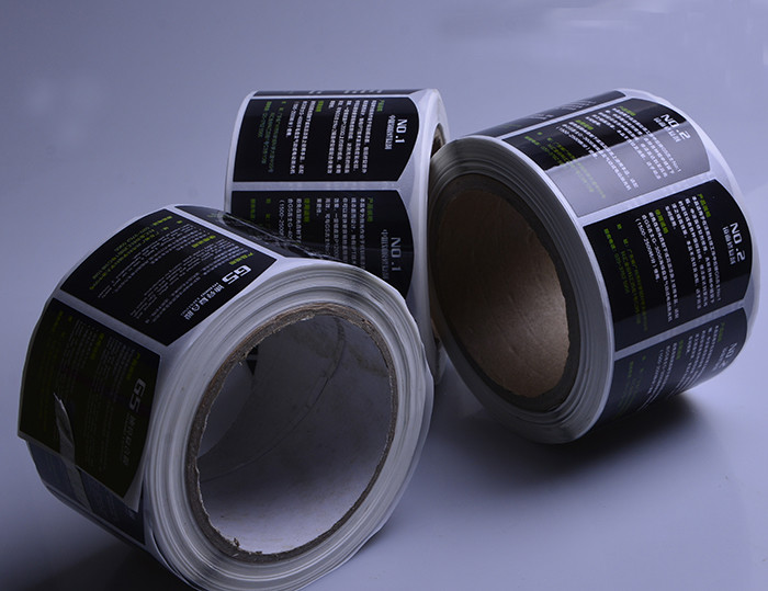 Manufacturer Custom adhesive plastic roll labels stickers for Packaging