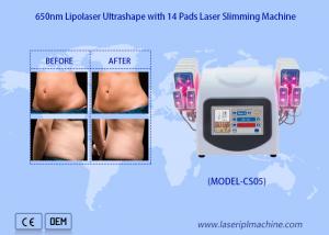 China 650nm Lipo Laser Pads Laser Liposuction Machine For Reduce Cellulite Fat Removal wholesale