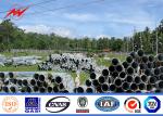 45FT 3mm Galvanized Steel Pole , Electric Power Poles Philippines NEA Standard
