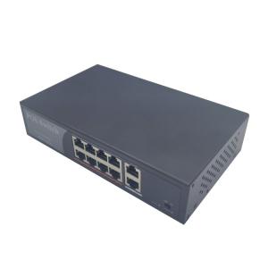 China Fanless Cooling 8 Port PoE Switch poE camera system 1000M PoE Switch on sale
