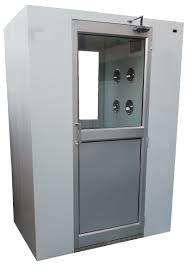 China SUS GMP Cleanroom Air Shower With Interlock Single Door wholesale