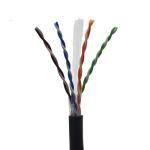 PE Jacket CAT6 Ethernet Cable 4 Pairs Waterproof Outdoor Category 6 Data Cable