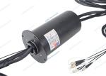 Industry Fiber Optic Rotary Joint Design Integrated Slip Ring With FORJ