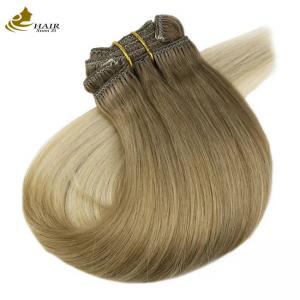 China Customized Human Ponytail Hair Extensions Straight 120 Grams on sale