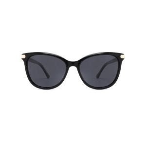 China Acetate Polarized Uv Rays Protection Glasses Round Cat Eye Light weight wholesale