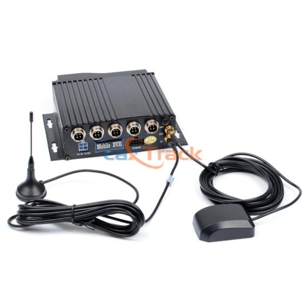 720P Dual SD Card Car Mobile DVR , 4 Channel DVR Recorder CE