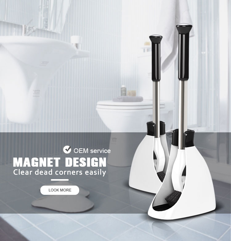 Strong decontamination easy clean modern bathroom toilet brush