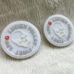 Durable White Printing Silk Label Screen Printing Ink On Velvet Labels