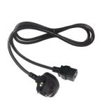 UK to C19 Heavy Duty Power Cord Cable for Data Centers 16A 250V 14AWG 1.2M black