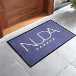 Non Slip Custom Made Welcome Entrance Mat Carpet With Printed Logo