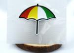 Mini Umbrella OEKO Heat Transfer Clothing Labels For Kids Bag Toys