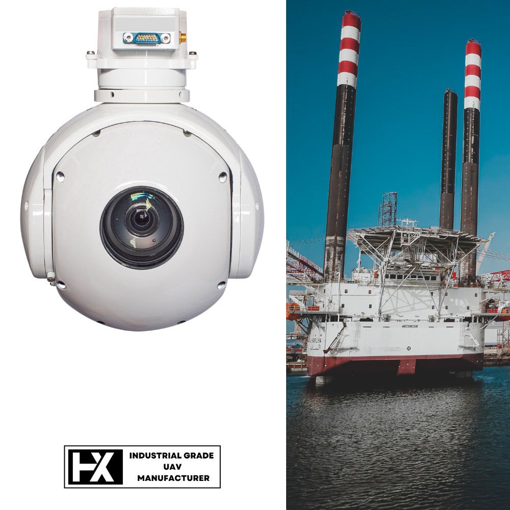 1920X1080 Resolution UAV Pod Camera 30X Tracking Camera Long Range Target Detection Identification HXTS01